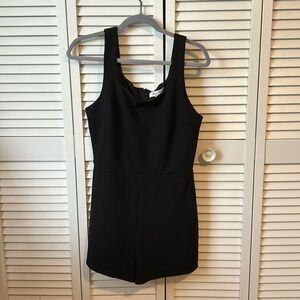 SHE + SKY BLACK ROMPER NWT L